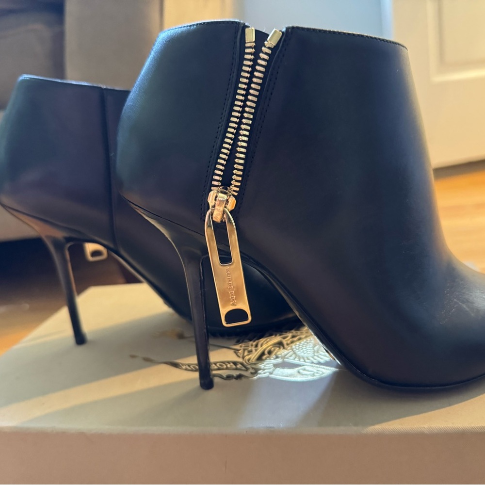 Burberry Peep Toe Bootie